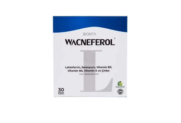 Wacneferol Laktoferrin 200 mg – 30 Bitkisel Kapsül