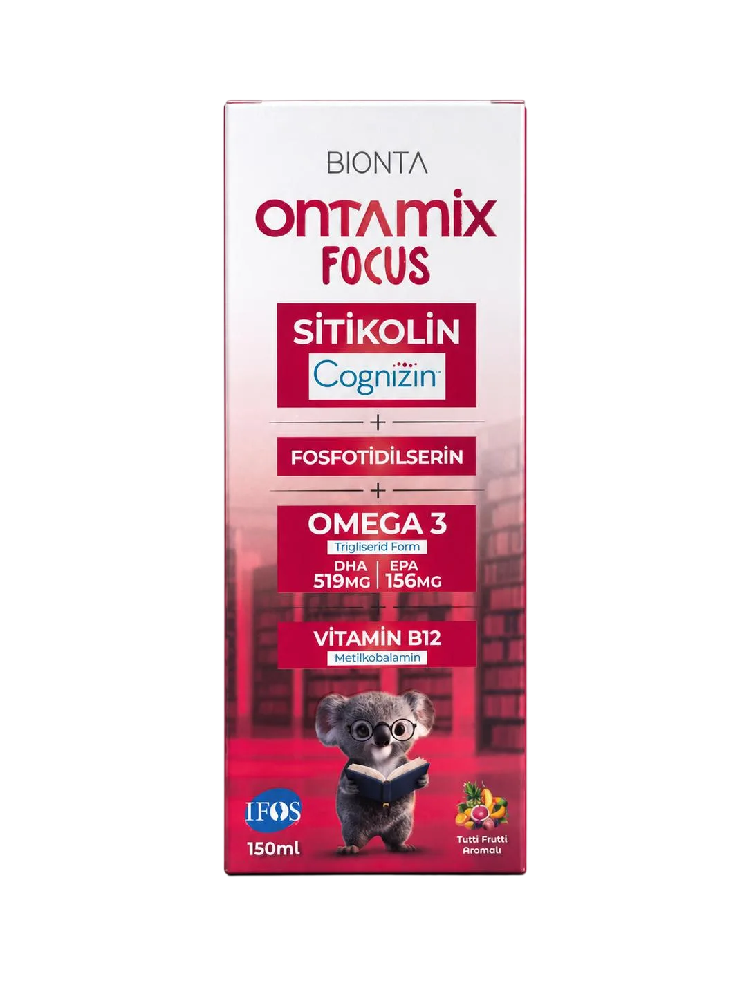 Ontamix Focus Sitikolin,Fosfatidilserin ve Omega 3