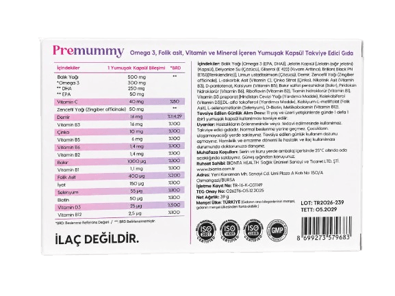 Premummy Omega ön görünüm